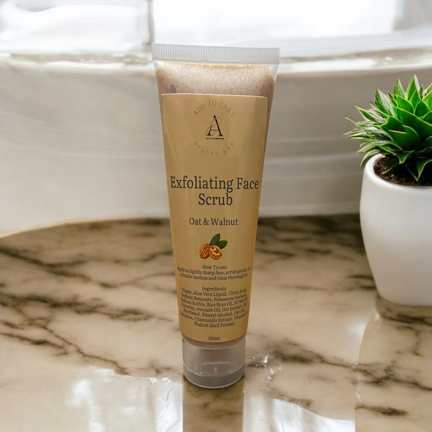 “Golden Oats” Oats & Walnut Face & Body Scrub