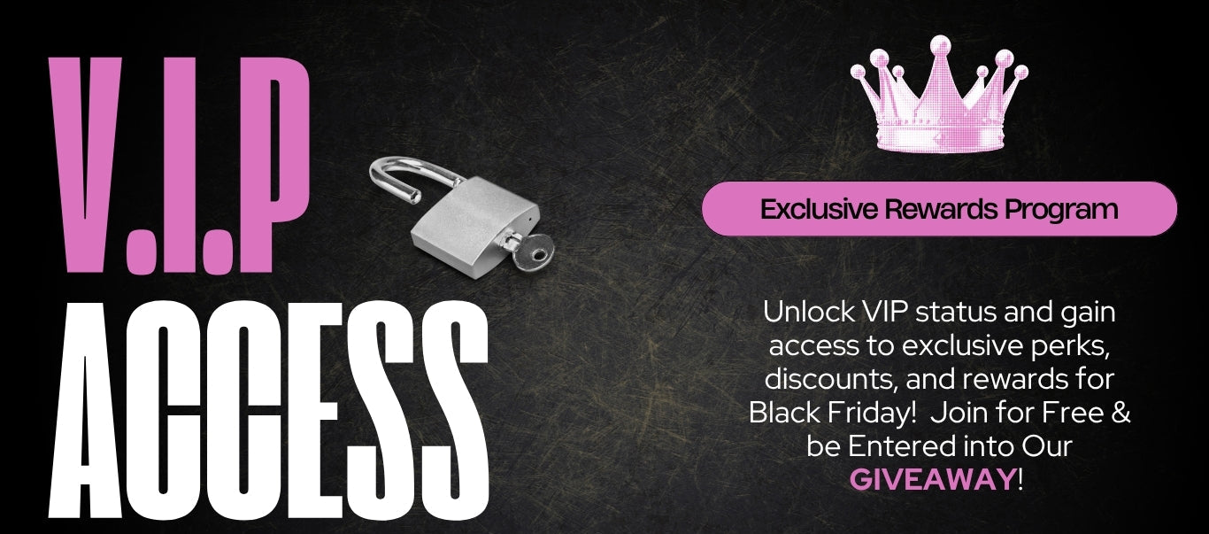 Advertisement for VIP access with a lock icon and promotional text on a dark background