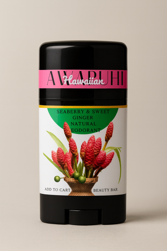 Hawaiian Awapuhi & Seaberry Natural Deodorant